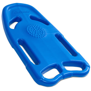 the blue bottle holder is attached to the handle