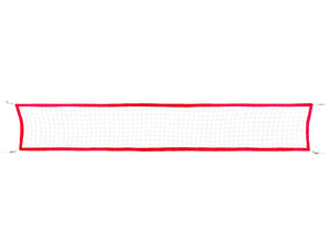 a volleyball net with a red line