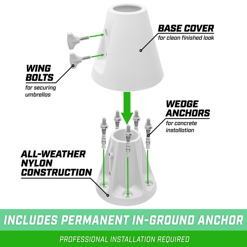 GoSports DeckMounted Splash Net ELITE Inground Pool Volleyball Game