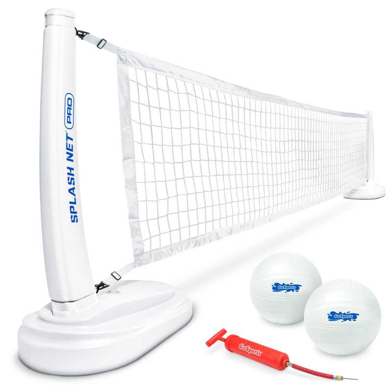 GoSports Splash Net PRO Pool Volleyball Net - Includes 2 Water Volleyb