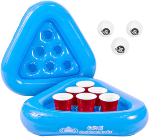 GoPong Pool Pong Rack Floating Beer Pong Set