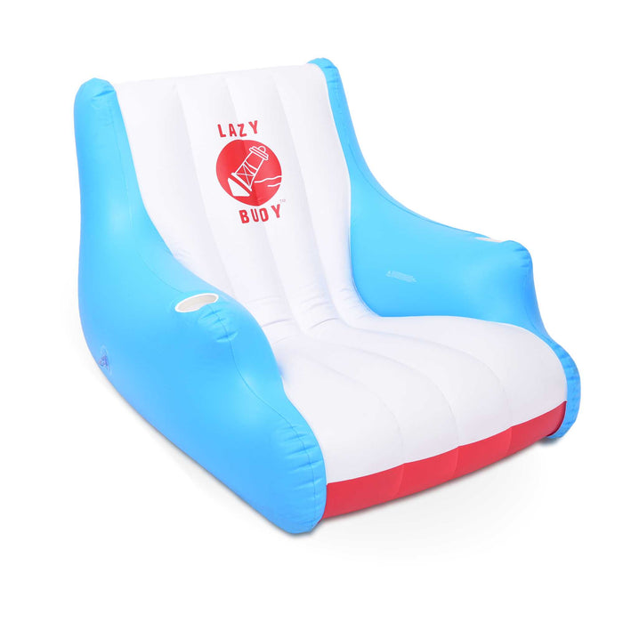 GoFloats Lazy Buoy Floating Lounge Chair with Cup Holders