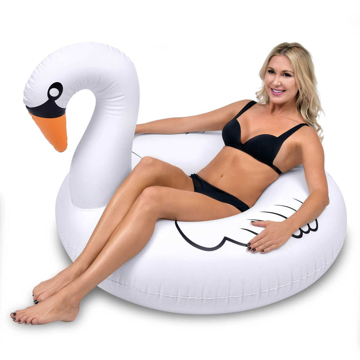 GoFloats Party Tube Inflatable Raft - Swan