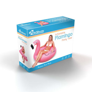 GoFloats Party Tube Inflatable Raft - Flamingo