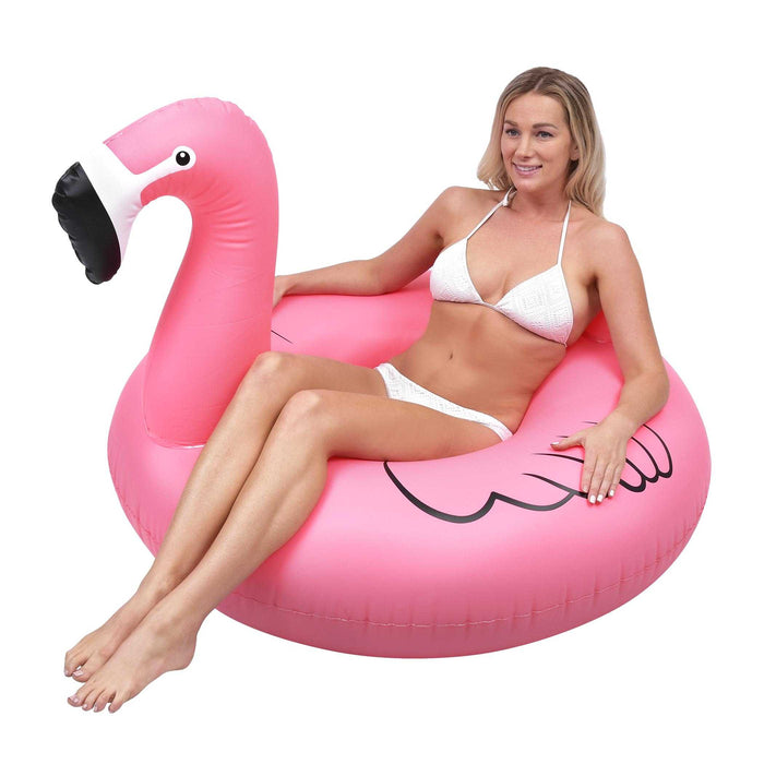 GoFloats Party Tube Inflatable Raft - Flamingo