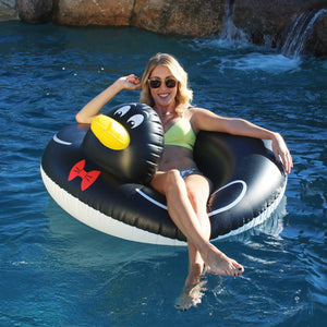 GoFloats Party Tube Inflatable Raft - Penguin