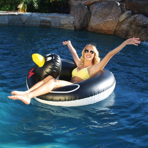 GoFloats Party Tube Inflatable Raft - Penguin