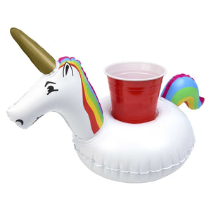 GoFloats Inflatable Drink Holders 3-Pack - Unicorn