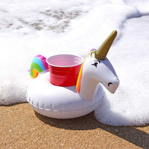 GoFloats Inflatable Drink Holders 3-Pack - Unicorn