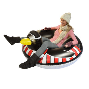 GoFloats  Inflatable Winter Snow Tube Sled - Penguin