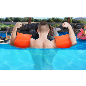 GoFloats Adult Water Wing Floaties - Orange