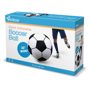 GoFloats Giant Inflatable Soccer Ball