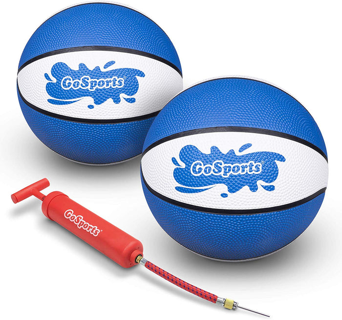 GoSports Size 3 Water Basketballs - 2-Pack - Royal Blue