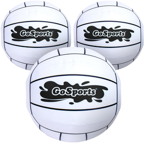 GoSports 12" XL Inflatable Volleyball - 3-Pack