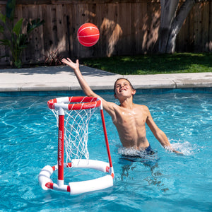 GoSports Splash Hoop 36 Floating Pool Basketball Game - Red