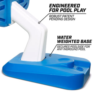 the blue and white plastic handle for the water pump