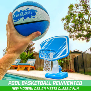 GoSports Splash Hoop PRO Poolside Basketball Game - Blue