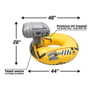 a life preserver with a camera attached to it