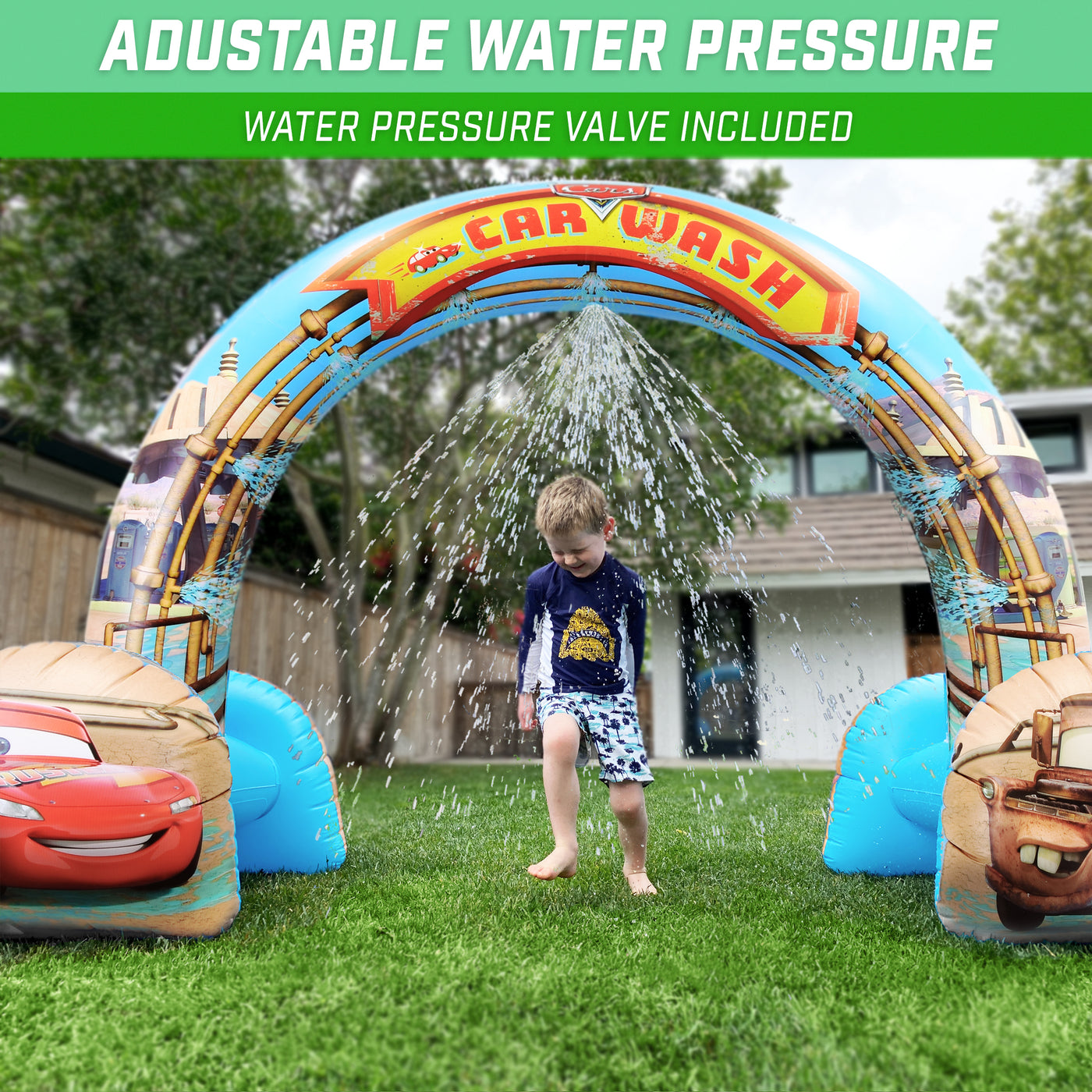 Inflatable car shop wash sprinkler