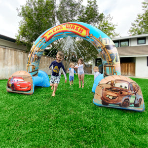 Disney Pixar Cars Car Wash Inflatable Arch Sprinkler