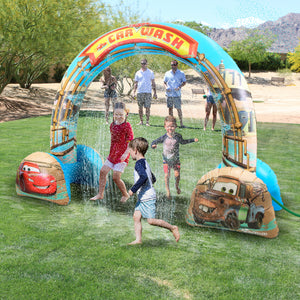 Disney Pixar Cars Car Wash Inflatable Arch Sprinkler