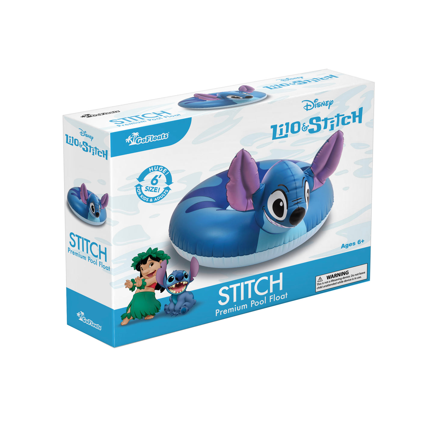 Disney Auctions Stitch Pool Floatie Pin