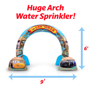 Disney Pixar Cars Car Wash Inflatable Arch Sprinkler