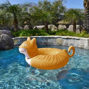 GoFloats Meowzers the Cat Party Tube Inflatable Raft