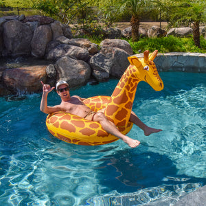 GoFloats Party Tube Inflatable Raft - Giraffe