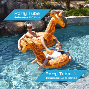 GoFloats Jr Pool Float Party Tube - Giraffe
