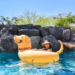 GoFloats Party Tube Inflatable Raft - Buddy the Dog