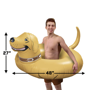 GoFloats Party Tube Inflatable Raft - Buddy the Dog