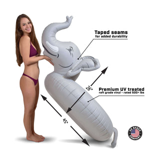 GoFloats Party Tube Inflatable Raft - Elephant