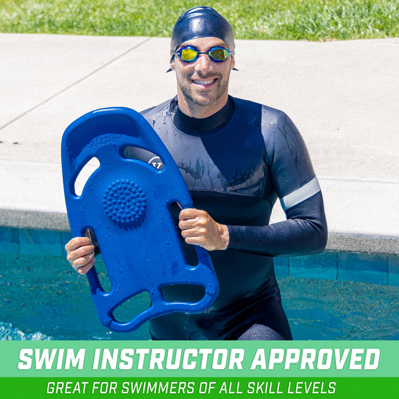 GoSports X5 Swim Kickboard for Swimming Training and Pool Exercise - A