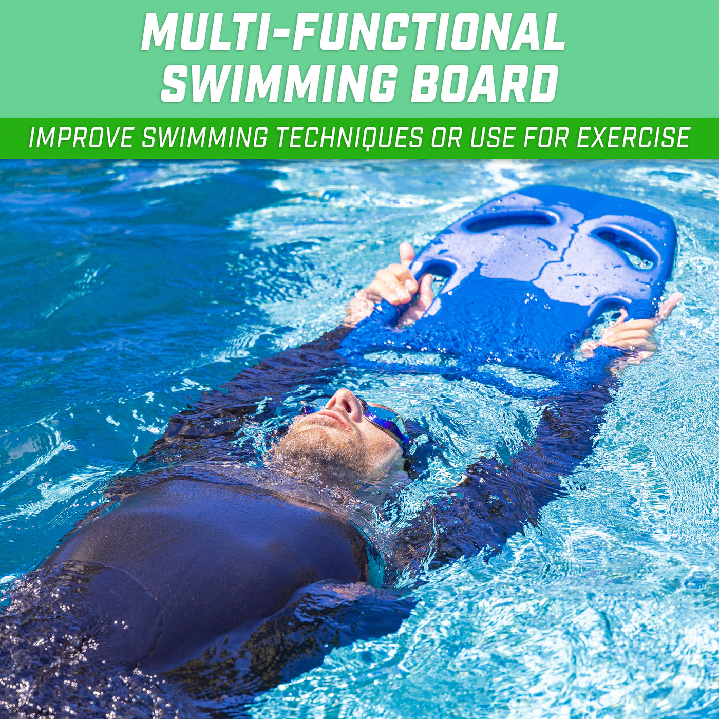 Kickboard Design GoSports X5 Swim Kickboard for Swimming Training and Pool Exercise - A