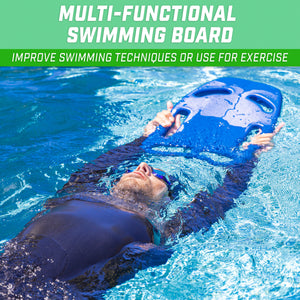 GoSports X5 Swim Kickboard for Swimming Training and Pool Exercise - Adult Size