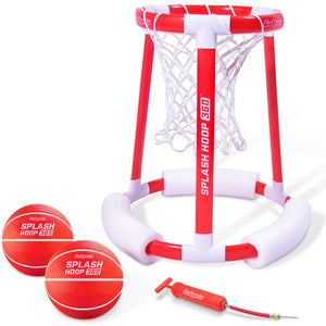 GoSports Splash Hoop 36 Floating Pool Basketball Game - Red