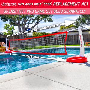 Replacement Pool Volleyball Net - Red