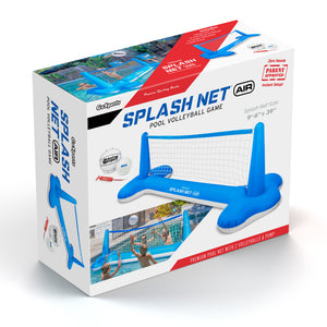 GoSports Splash Net Air Inflatable Pool Volleyball Game - Blue