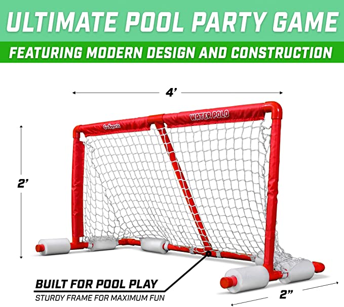 GoSports Floating Water Polo Game Set | GoFloats.com Popular Pool Floats